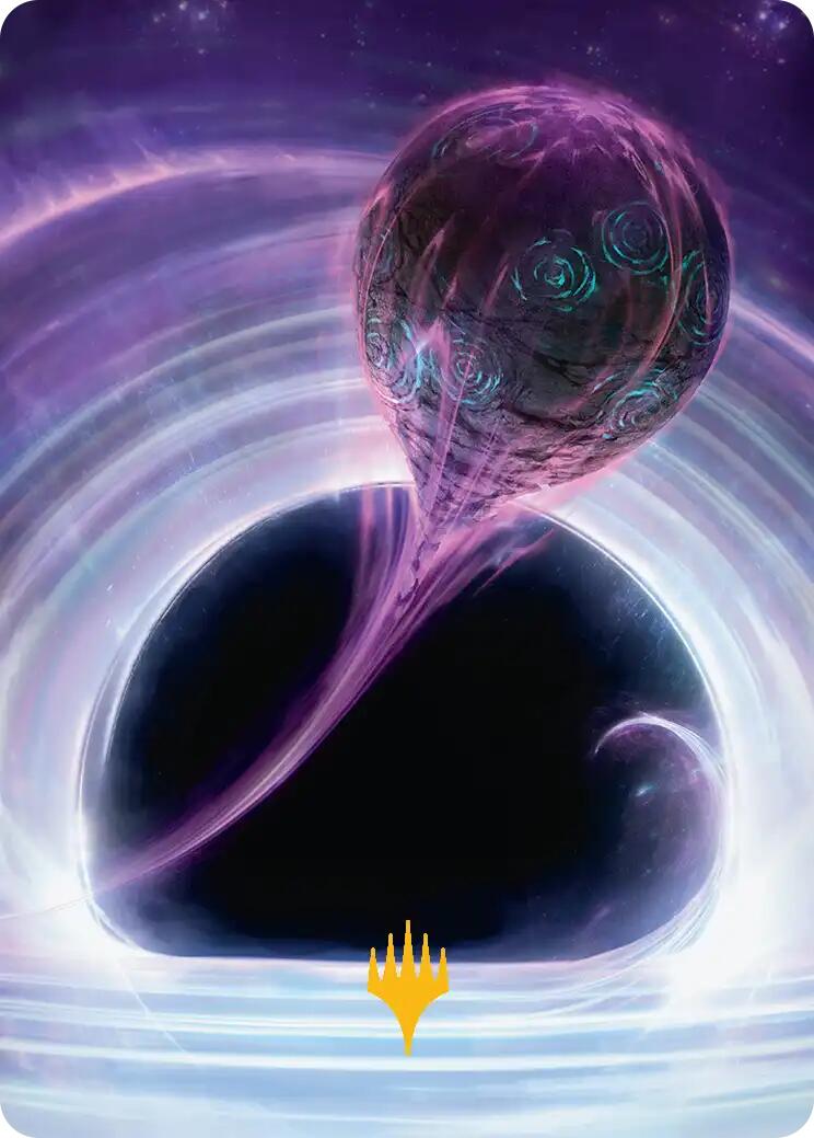Susur Secundi, Void Altar Art Card (Gold-Stamped Planeswalker Symbol) [Edge of Eternities Art Series] | Clutch Gaming