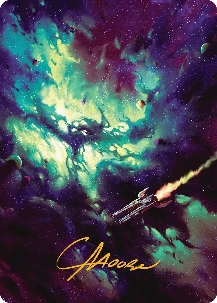 Blinkmoth Nexus Art Card (Gold-Stamped Signature) [Edge of Eternities Art Series] | Clutch Gaming