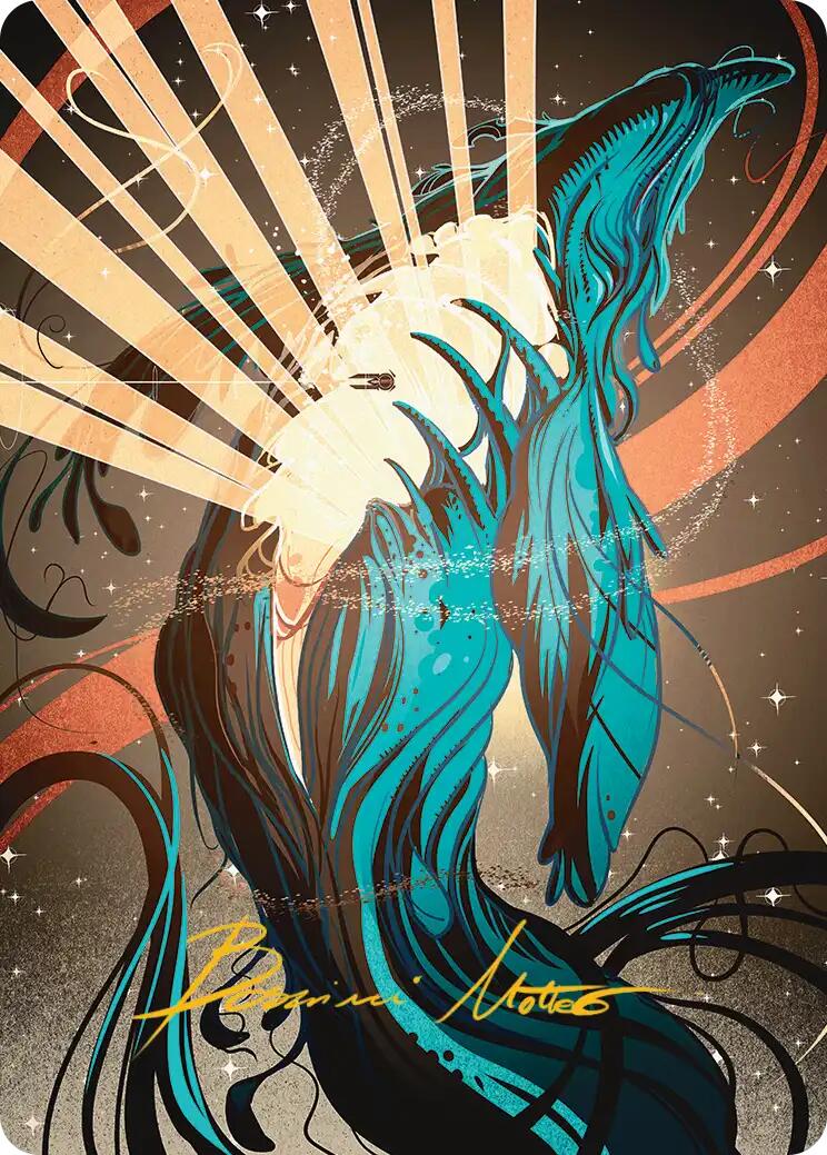 Swarmyard Art Card (Gold-Stamped Signature) [Edge of Eternities Art Series] | Clutch Gaming