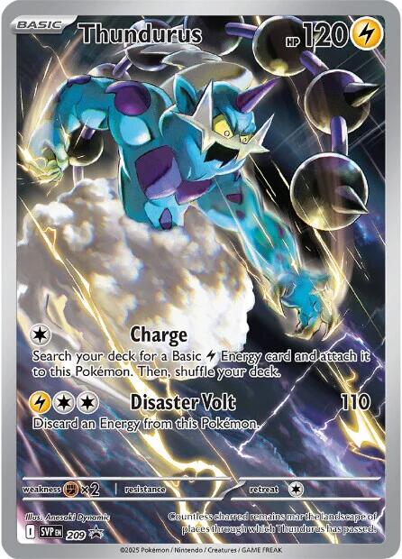 Thundurus (209) [Scarlet & Violet: Black Star Promos] | Clutch Gaming