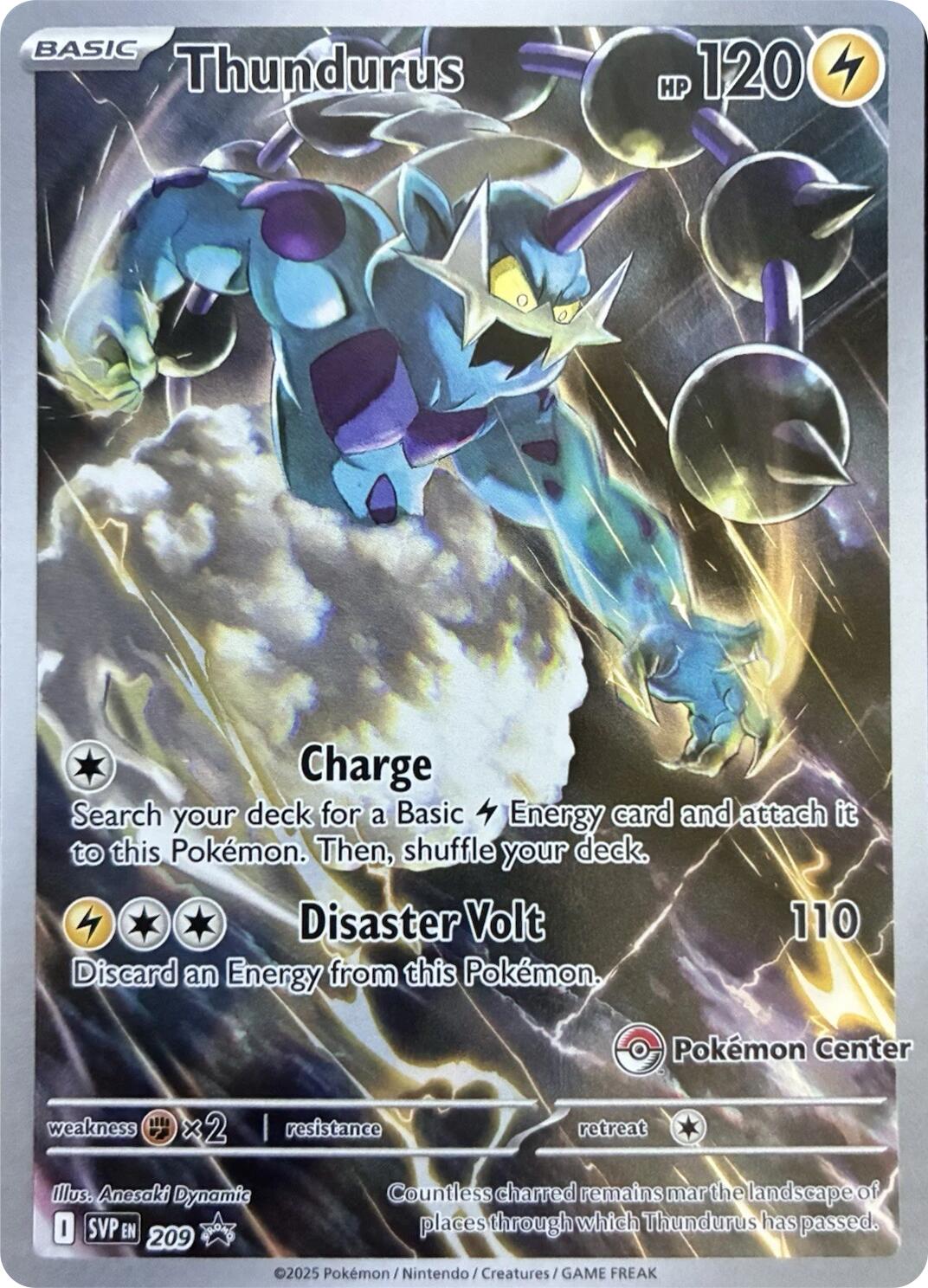 Thundurus (209) (Pokemon Center Exclusive) [Scarlet & Violet: Black Star Promos] | Clutch Gaming