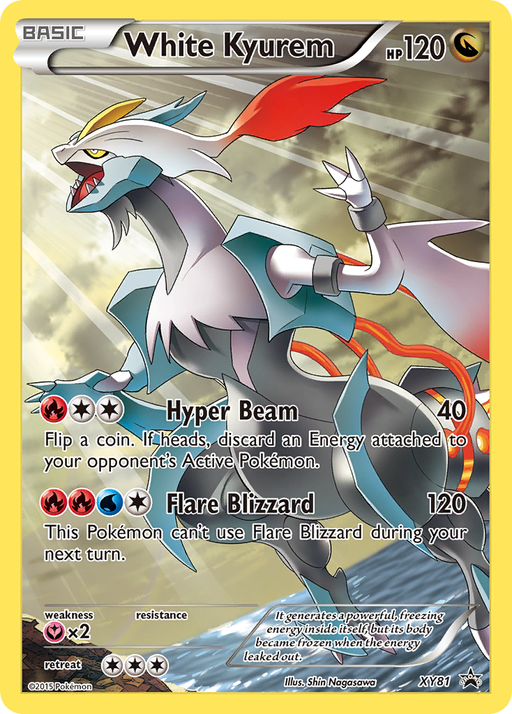 White Kyurem (XY81) (Full Art Promo) [XY: Black Star Promos] | Clutch Gaming