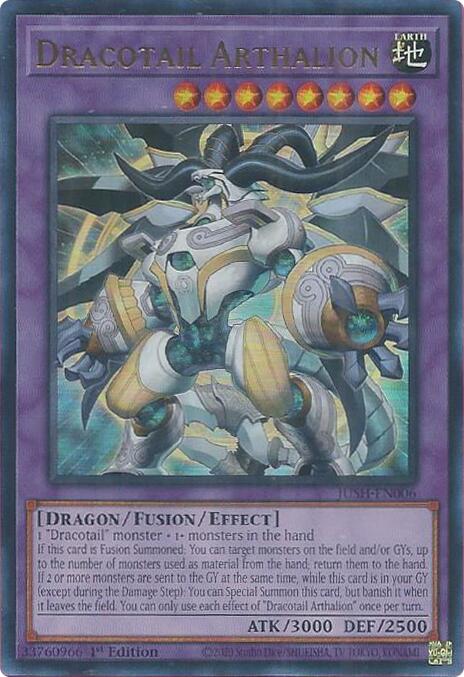 Dracotail Arthalion [JUSH-EN006] Ultra Rare | Clutch Gaming