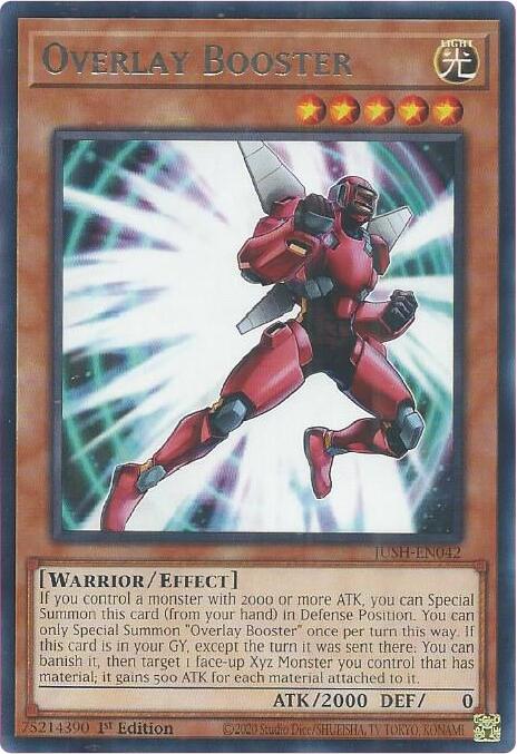 Overlay Booster [JUSH-EN042] Rare | Clutch Gaming