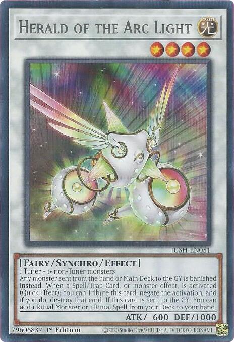 Herald of the Arc Light [JUSH-EN051] Rare | Clutch Gaming