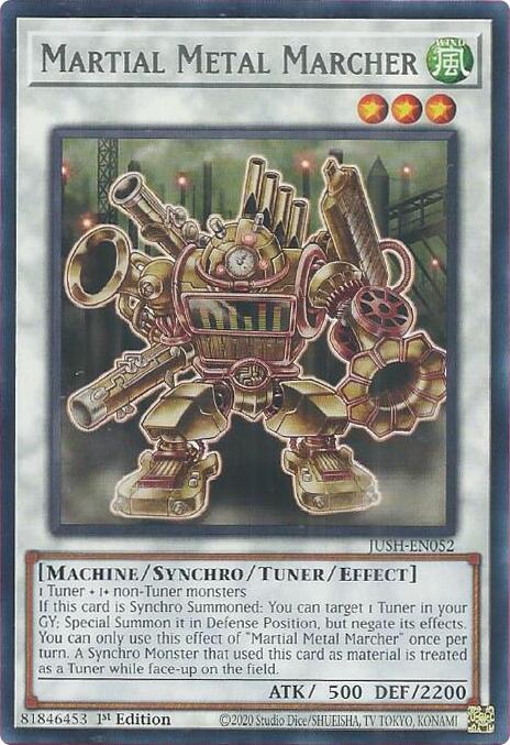 Martial Metal Marcher [JUSH-EN052] Rare | Clutch Gaming