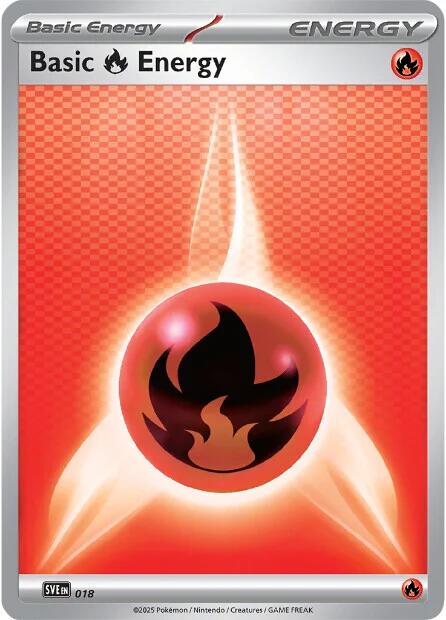 Basic Fire Energy (018) [Scarlet & Violet: Black Bolt] | Clutch Gaming