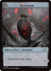 Incubator // Phyrexian Double-Sided Token [Edge of Eternities Commander Tokens] | Clutch Gaming