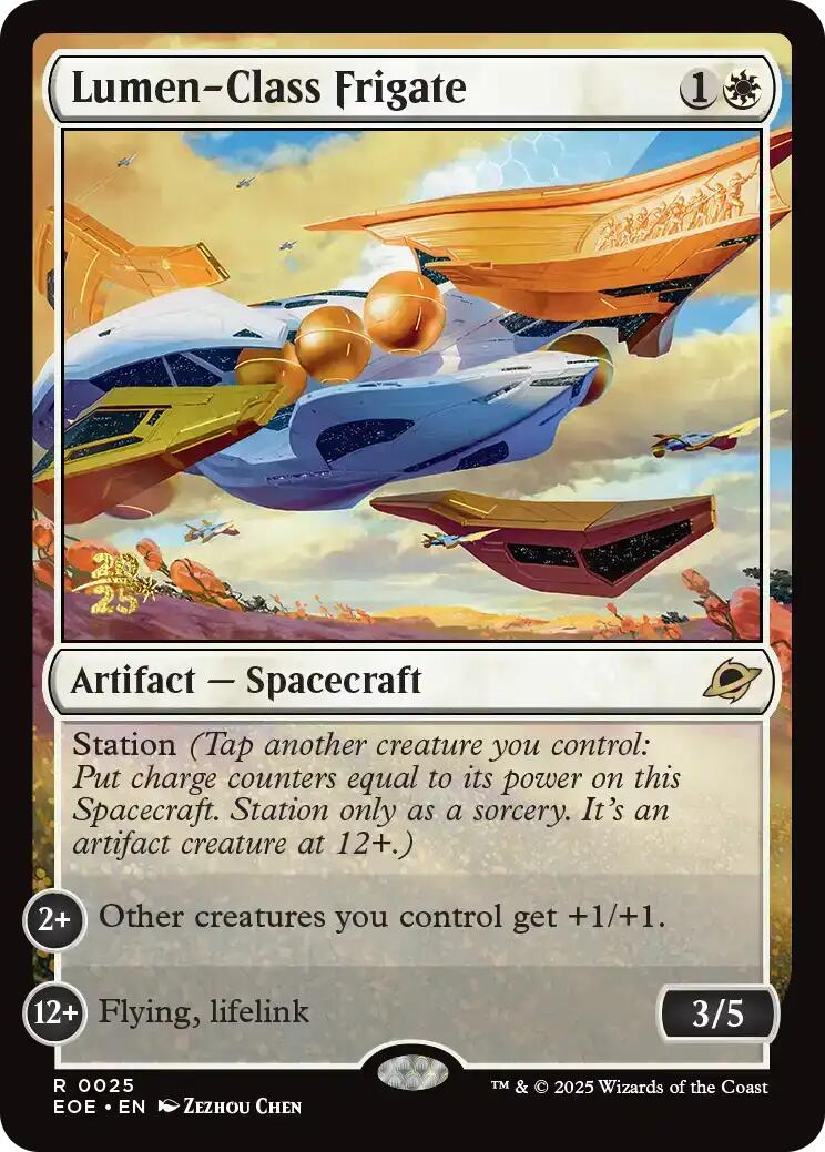 Lumen-Class Frigate [Edge of Eternities Prerelease Promos] | Clutch Gaming