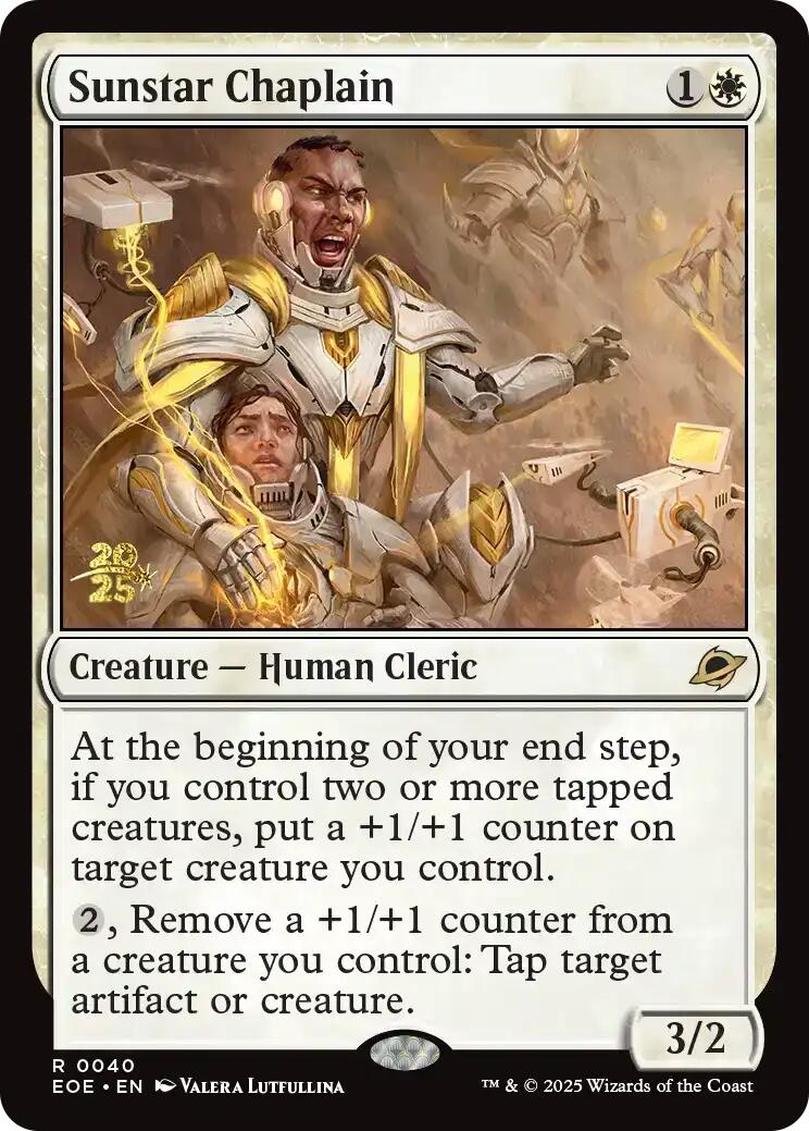 Sunstar Chaplain [Edge of Eternities Prerelease Promos] | Clutch Gaming