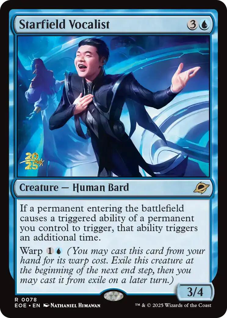Starfield Vocalist [Edge of Eternities Prerelease Promos] | Clutch Gaming