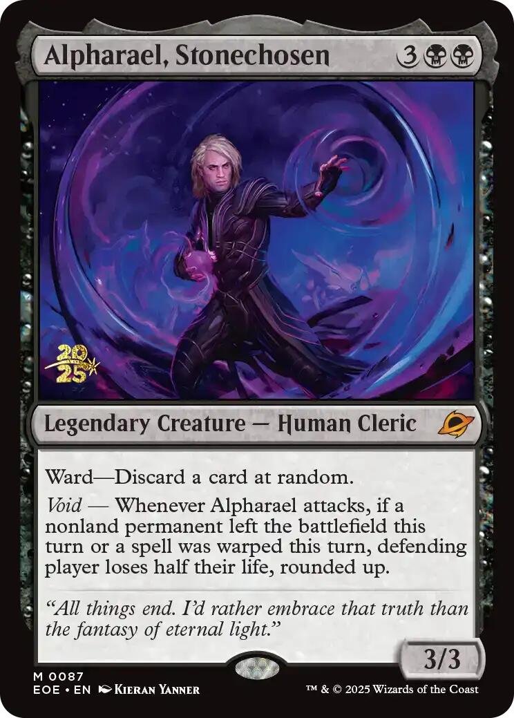 Alpharael, Stonechosen [Edge of Eternities Prerelease Promos] | Clutch Gaming