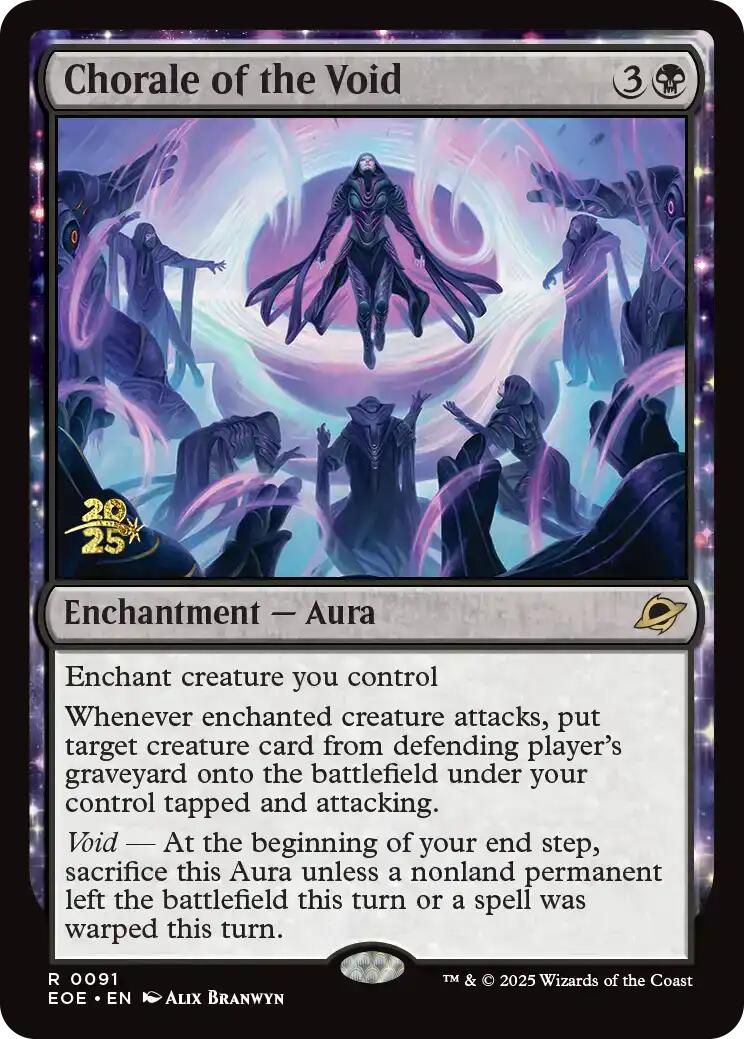 Chorale of the Void [Edge of Eternities Prerelease Promos] | Clutch Gaming