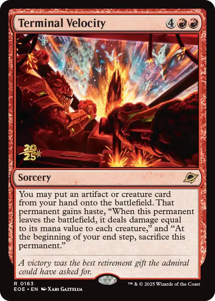 Terminal Velocity [Edge of Eternities Prerelease Promos] | Clutch Gaming