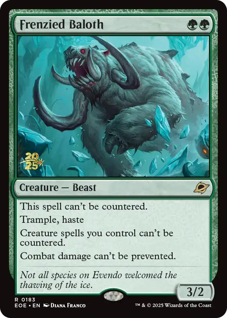 Frenzied Baloth [Edge of Eternities Prerelease Promos] | Clutch Gaming