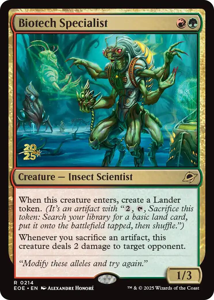 Biotech Specialist [Edge of Eternities Prerelease Promos] | Clutch Gaming