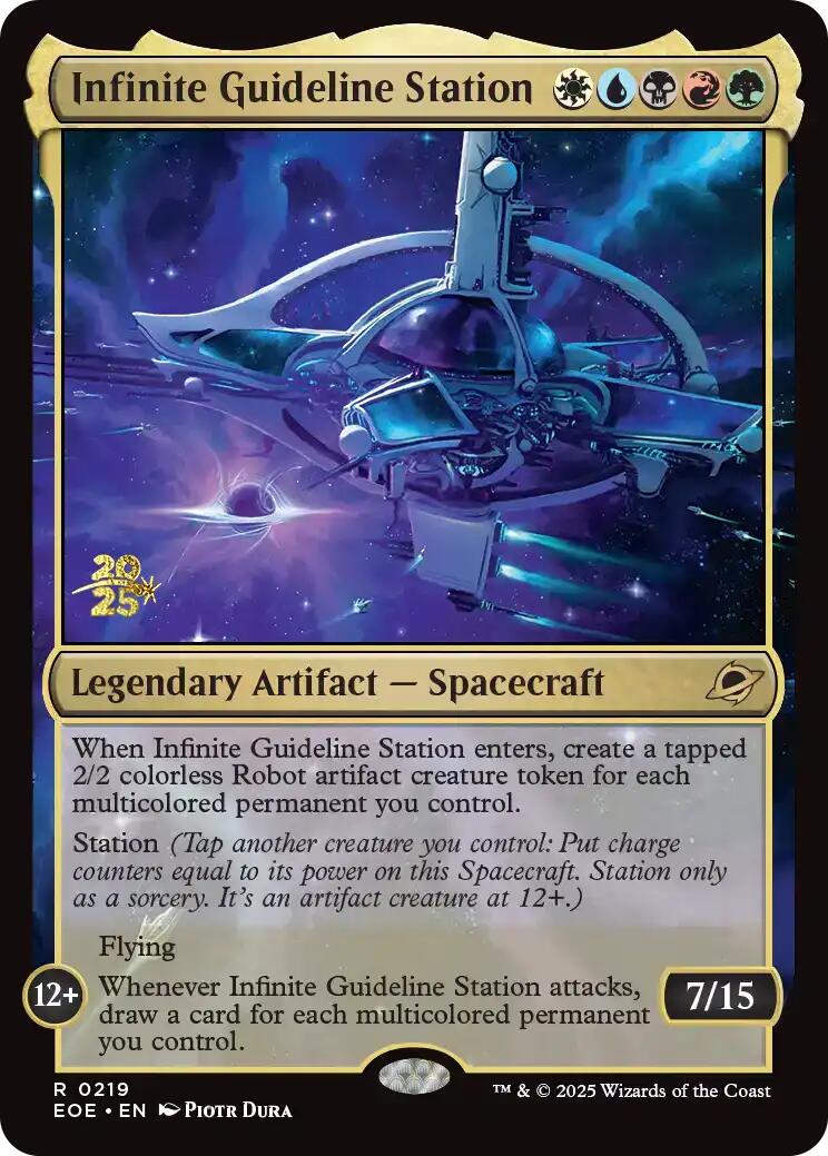 Infinite Guideline Station [Edge of Eternities Prerelease Promos] | Clutch Gaming