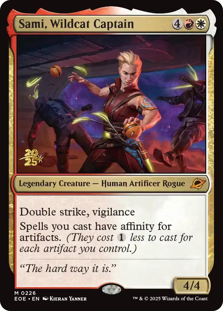 Sami, Wildcat Captain [Edge of Eternities Prerelease Promos] | Clutch Gaming