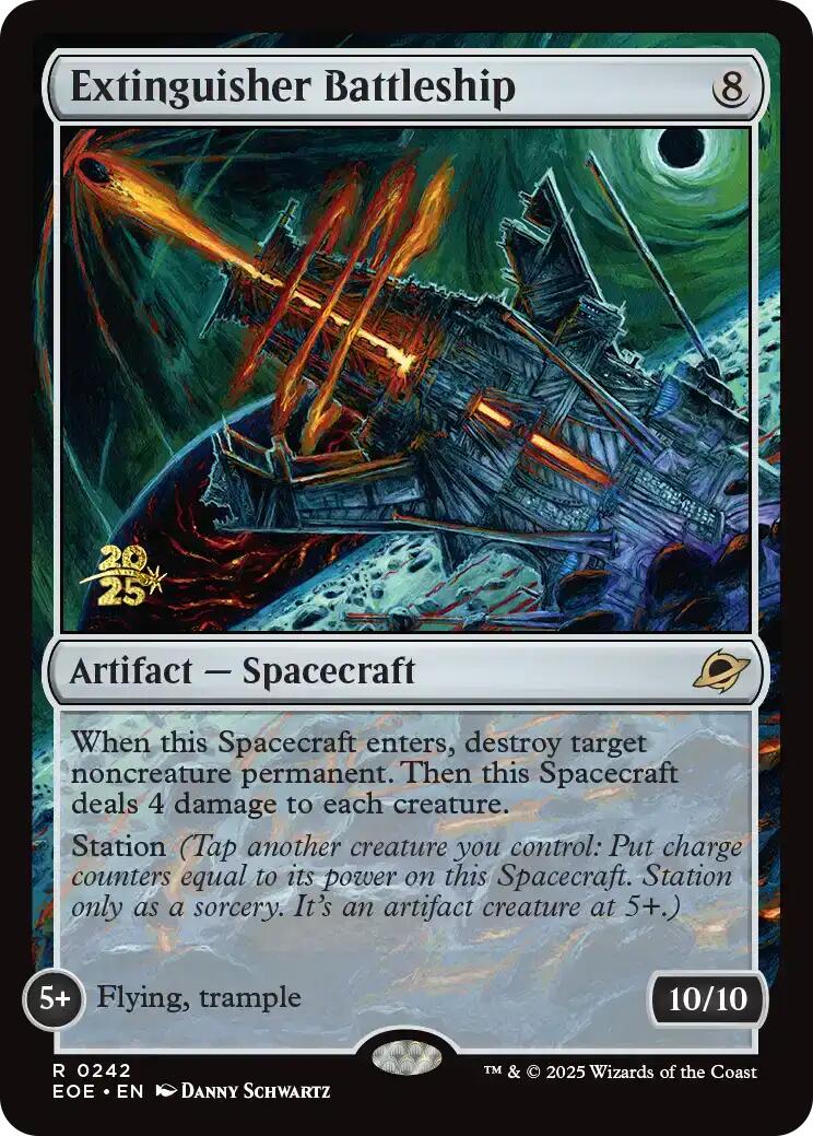 Extinguisher Battleship [Edge of Eternities Prerelease Promos] | Clutch Gaming
