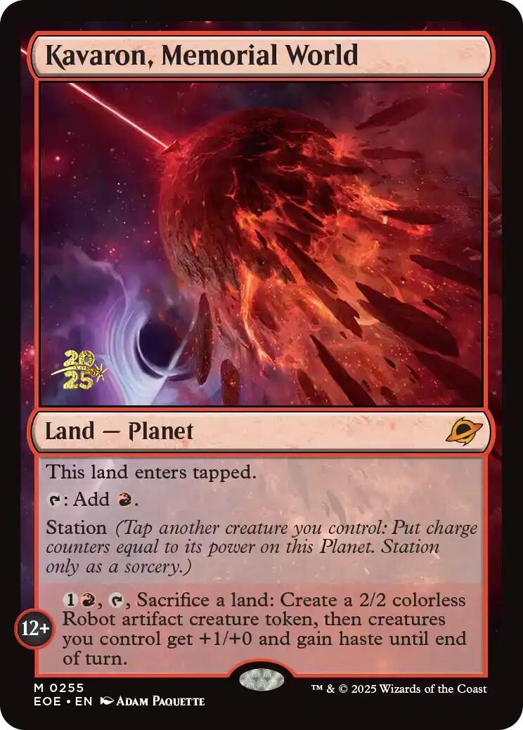 Kavaron, Memorial World [Edge of Eternities Prerelease Promos] | Clutch Gaming