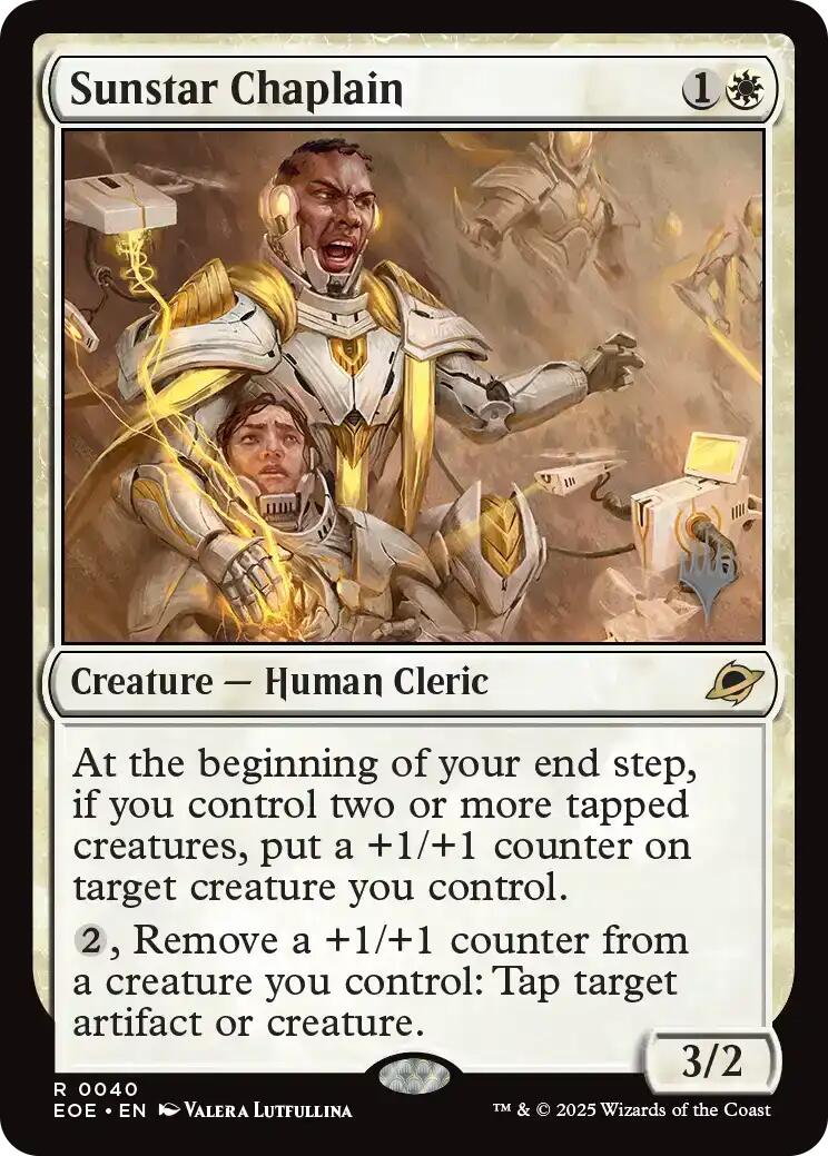 Sunstar Chaplain [Edge of Eternities Promo Pack] | Clutch Gaming