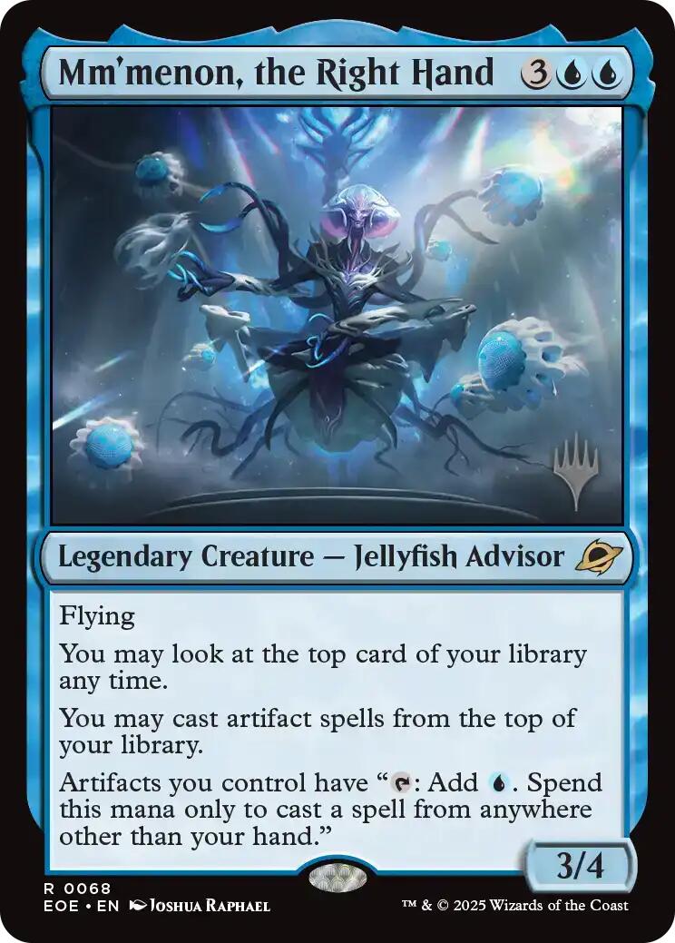 Mm'menon, the Right Hand [Edge of Eternities Promo Pack] | Clutch Gaming