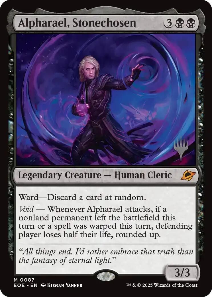 Alpharael, Stonechosen [Edge of Eternities Promo Pack] | Clutch Gaming