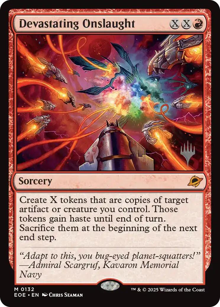 Devastating Onslaught [Edge of Eternities Promo Pack] | Clutch Gaming
