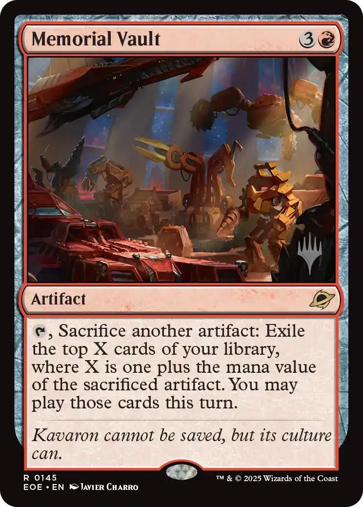 Memorial Vault [Edge of Eternities Promo Pack] | Clutch Gaming