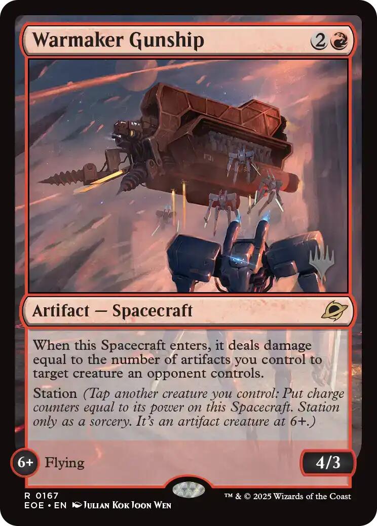 Warmaker Gunship [Edge of Eternities Promo Pack] | Clutch Gaming