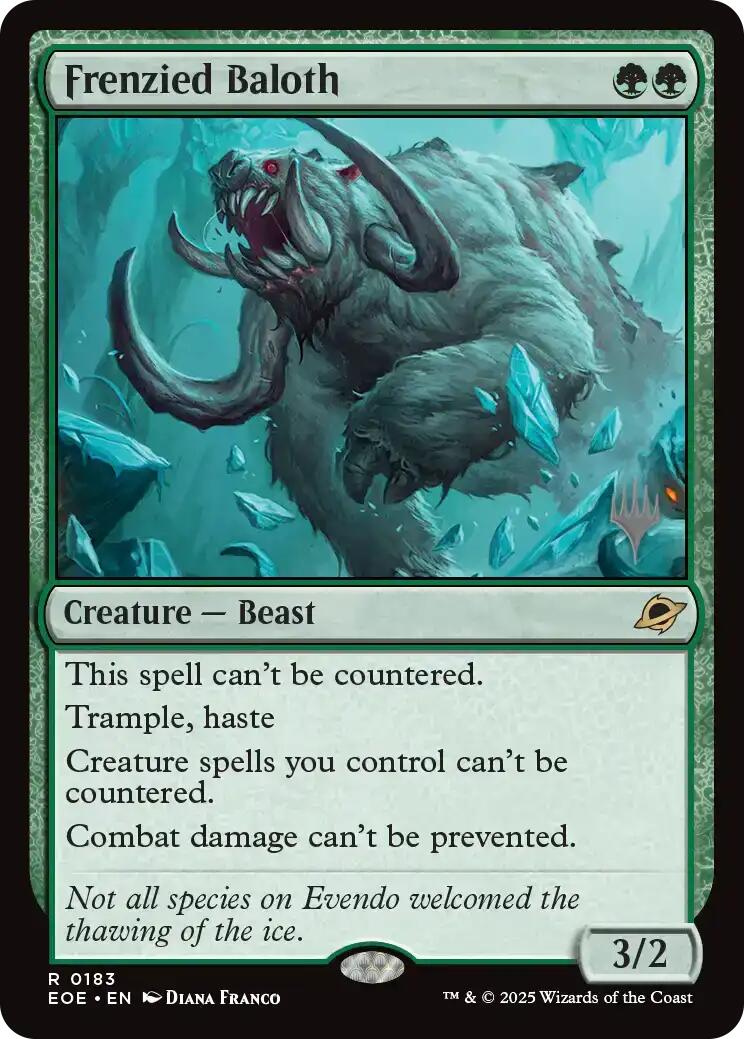 Frenzied Baloth [Edge of Eternities Promo Pack] | Clutch Gaming