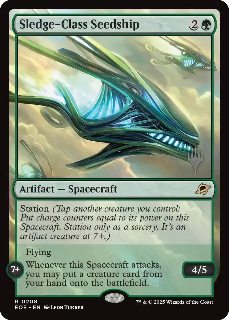 Sledge-Class Seedship [Edge of Eternities Promo Pack] | Clutch Gaming