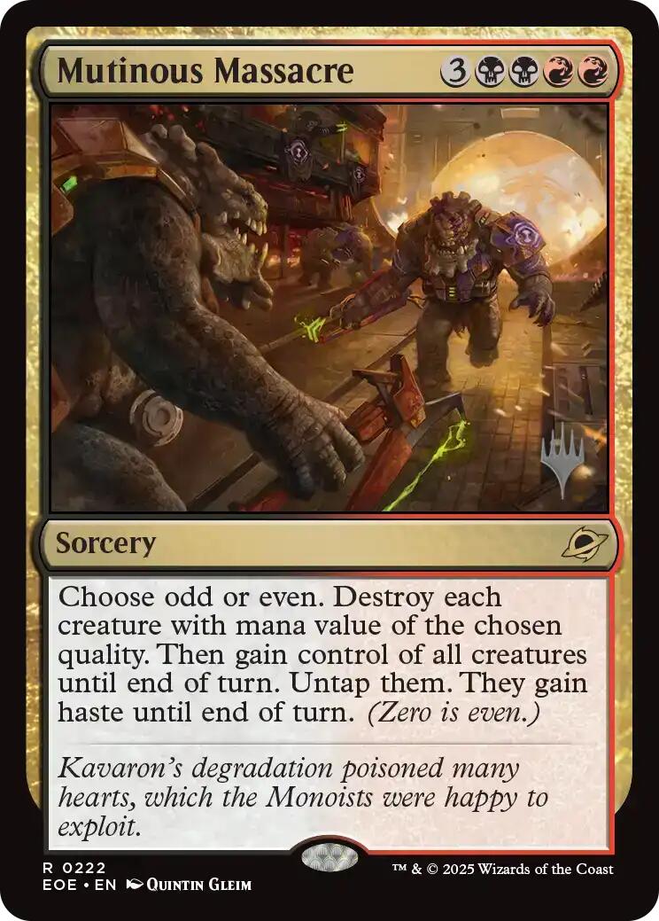 Mutinous Massacre [Edge of Eternities Promo Pack] | Clutch Gaming