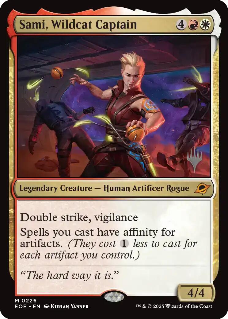 Sami, Wildcat Captain [Edge of Eternities Promo Pack] | Clutch Gaming
