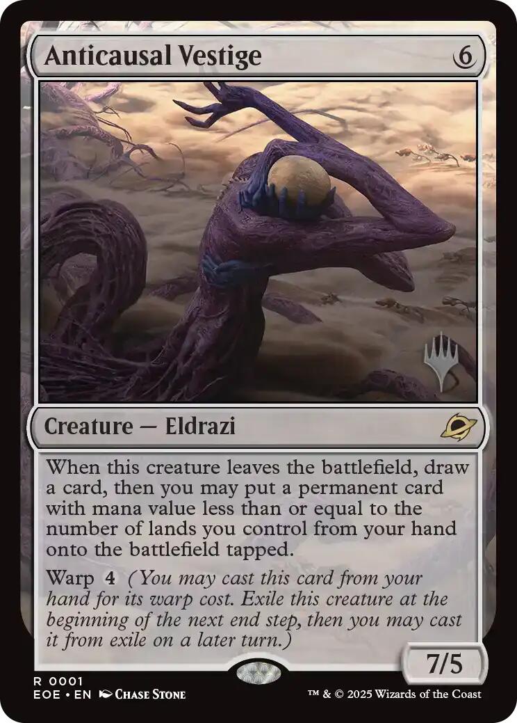 Anticausal Vestige [Edge of Eternities Promo Pack] | Clutch Gaming