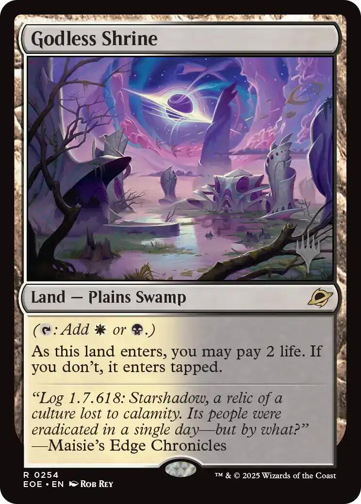 Godless Shrine [Edge of Eternities Promo Pack] | Clutch Gaming