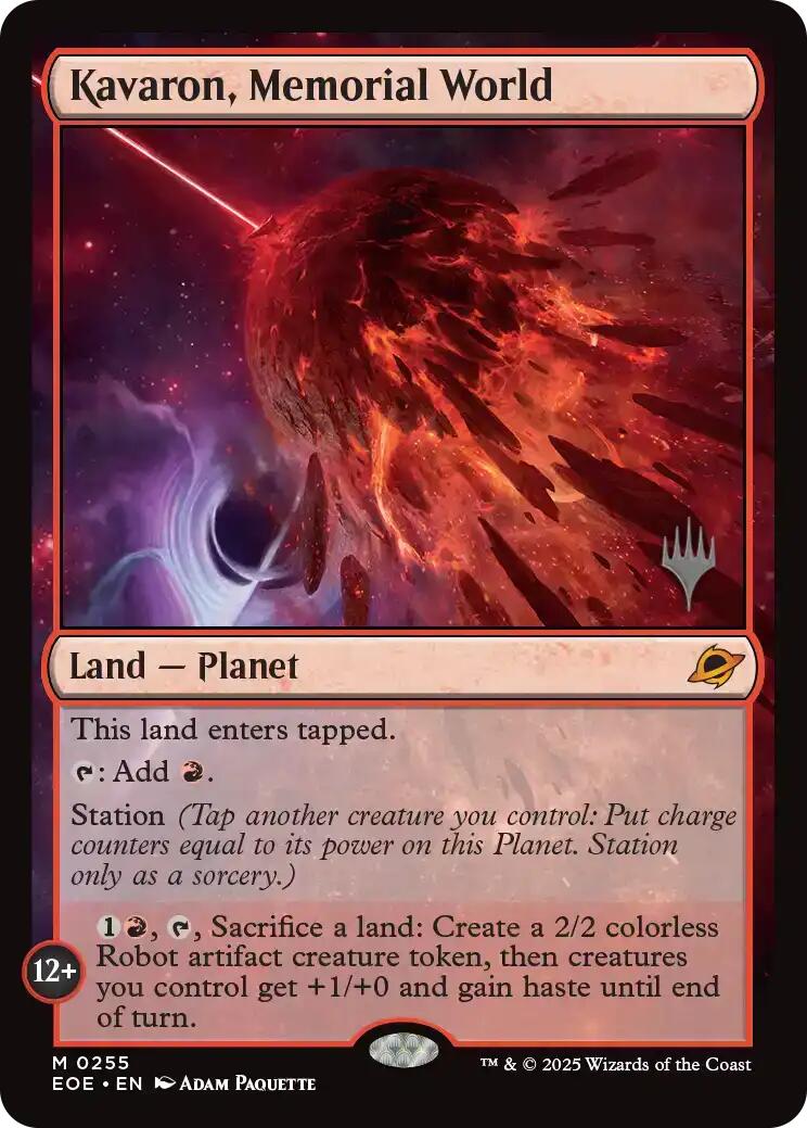 Kavaron, Memorial World [Edge of Eternities Promo Pack] | Clutch Gaming