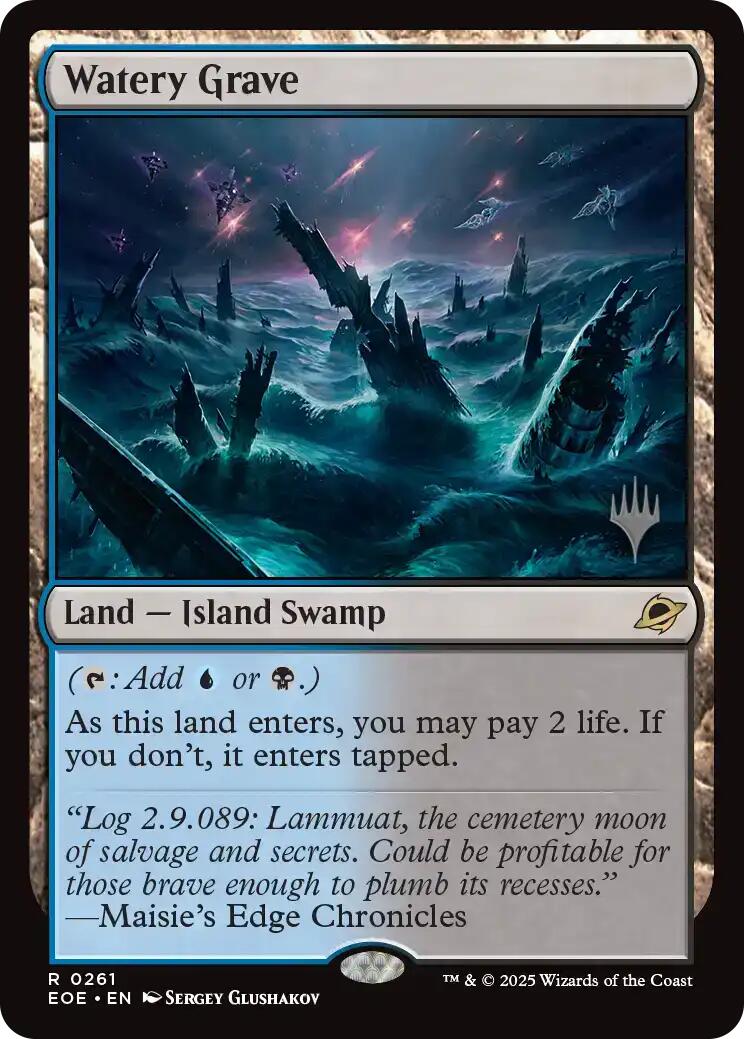 Watery Grave [Edge of Eternities Promo Pack] | Clutch Gaming