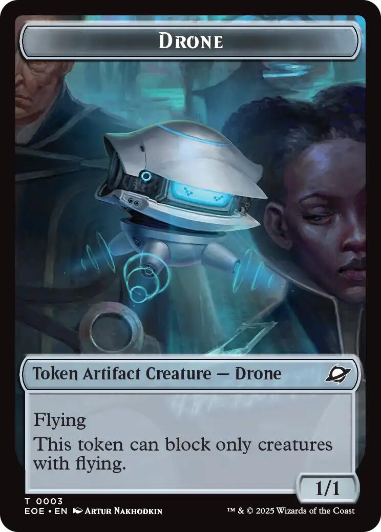 Drone // Lander (0006) Doubled-Sided Token [Edge of Eternities Tokens] | Clutch Gaming