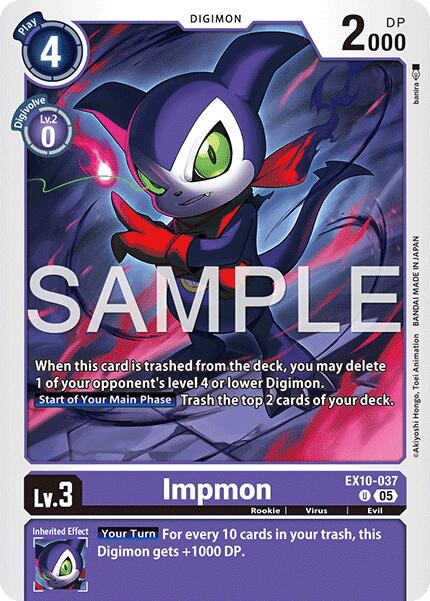 Impmon [EX10-037] [Sinister Order] | Clutch Gaming