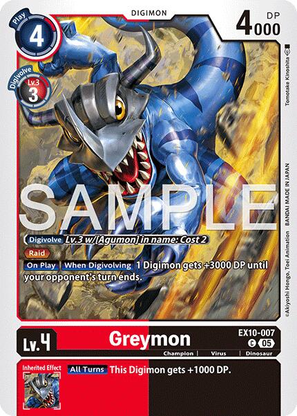 Greymon [EX10-007] [Sinister Order] | Clutch Gaming