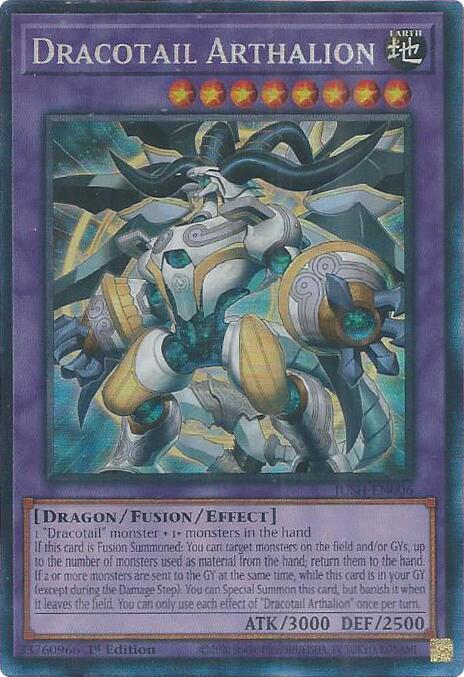 Dracotail Arthalion (CR) [JUSH-EN006] Collector's Rare | Clutch Gaming