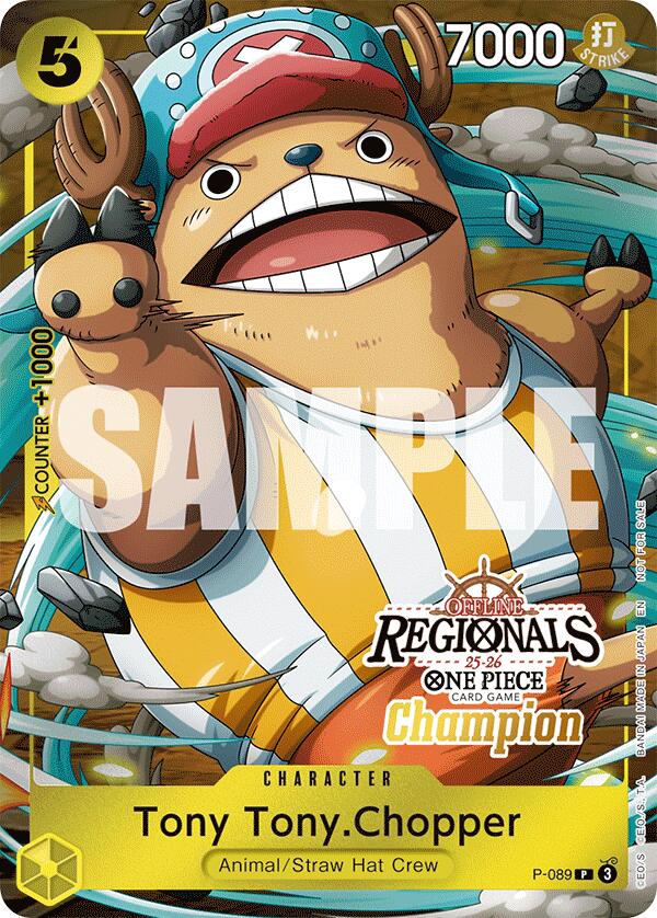 Tony Tony.Chopper (Offline Regional Champion Card Set 2025 Vol.2) [One Piece Promotion Cards] | Clutch Gaming