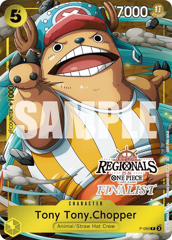 Tony Tony.Chopper (Offline Regional Finalist Card Set 2025 Vol.2) [One Piece Promotion Cards] | Clutch Gaming