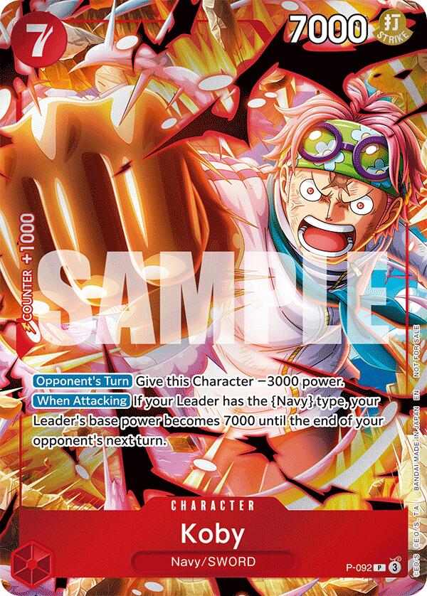 Koby (Event Pack Vol. 7) [One Piece Promotion Cards] | Clutch Gaming