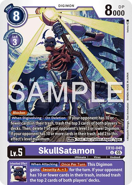 SkullSatamon [EX10-049] [Sinister Order] | Clutch Gaming