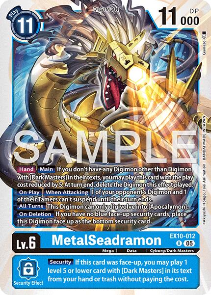 MetalSeadramon [EX10-012] [Sinister Order] | Clutch Gaming
