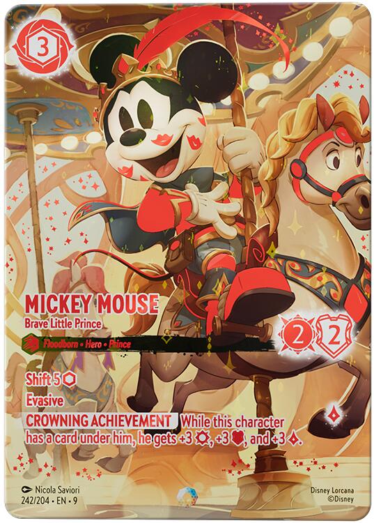 Mickey Mouse - Brave Little Prince (Iconic) (242/204) [Fabled] | Clutch Gaming