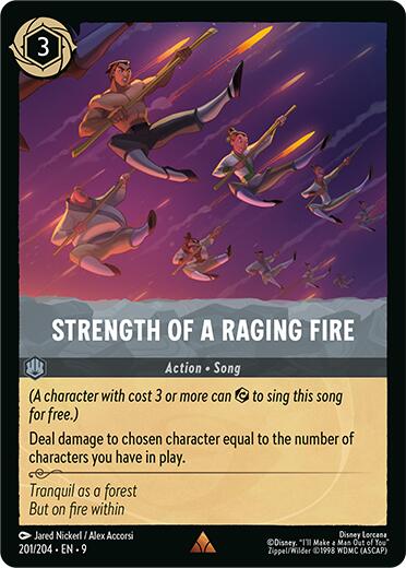 Strength of a Raging Fire (201/204) [Fabled] | Clutch Gaming