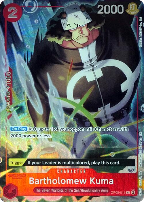 Bartholomew Kuma (Seven Warlords of the Sea Binder Set) [One Piece Promotion Cards] | Clutch Gaming